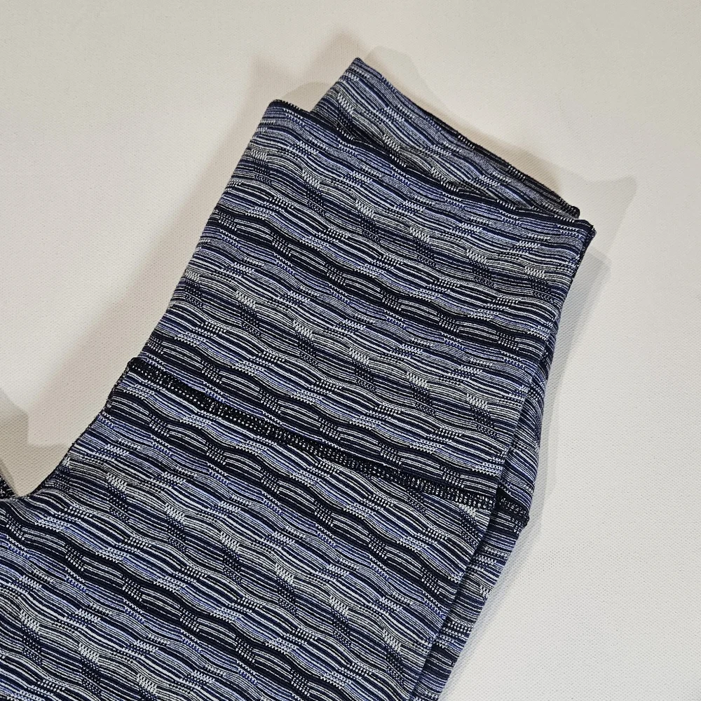 Lululemon Leggings‎ Womens 24 Blue Marbled Athletic Moisture Wicking Yoga Pants